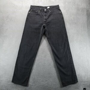 VTG Levis 550 Jeans Mens 34x34 Black Relaxed Tapered Y2K Denim